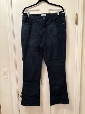 J.Jill Barely Boot Cut Dark Wash Women's Jeans Size 18